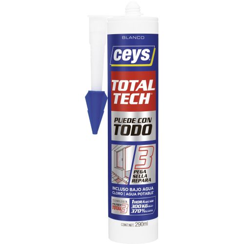 CEYS TOTAL TECH BLANCO CARTUCHO 290ML